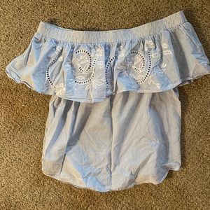 Off the shoulder top.